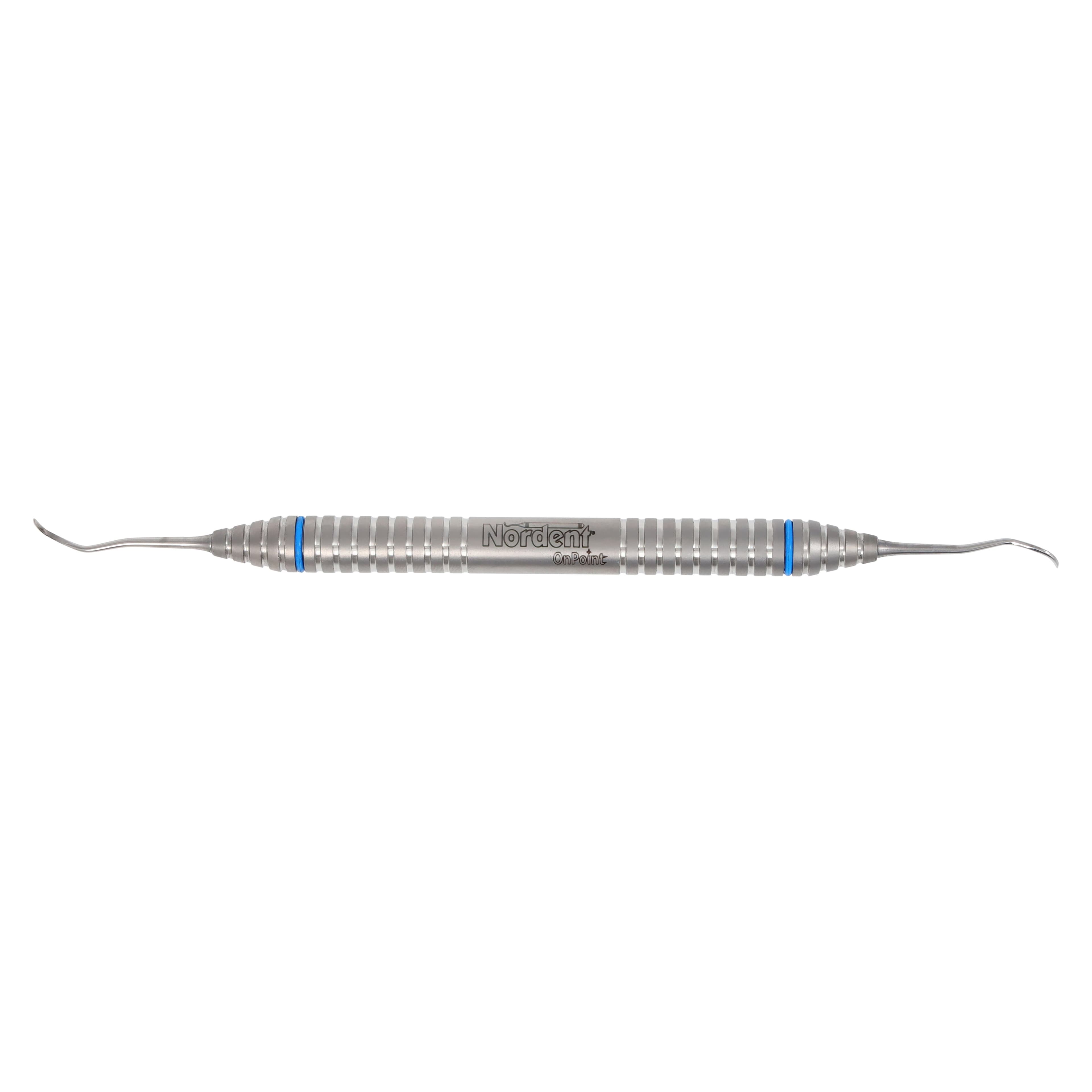 OnPoint Scaler DE Posterior Sickle Distal #204SD, Double End, #6 Handle, Adult, Stainless Steel - OnPoint Scaler DE 204SD - Image 1