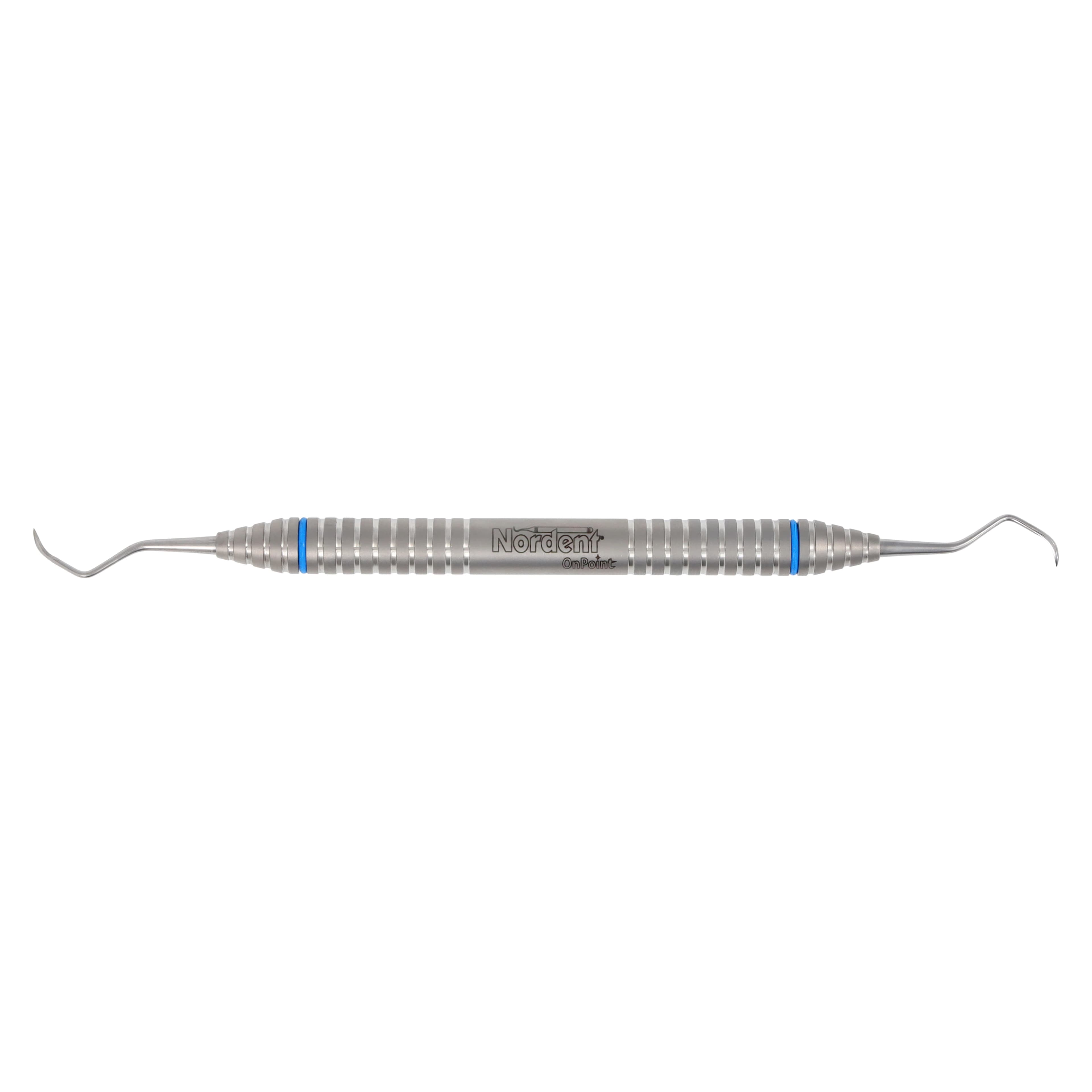 OnPoint Curette DE McCall #13S-14S, Double End, #6 Handle, Stainless Steel, Adult - OnPoint Curette DE #13S-14S - Image 1
