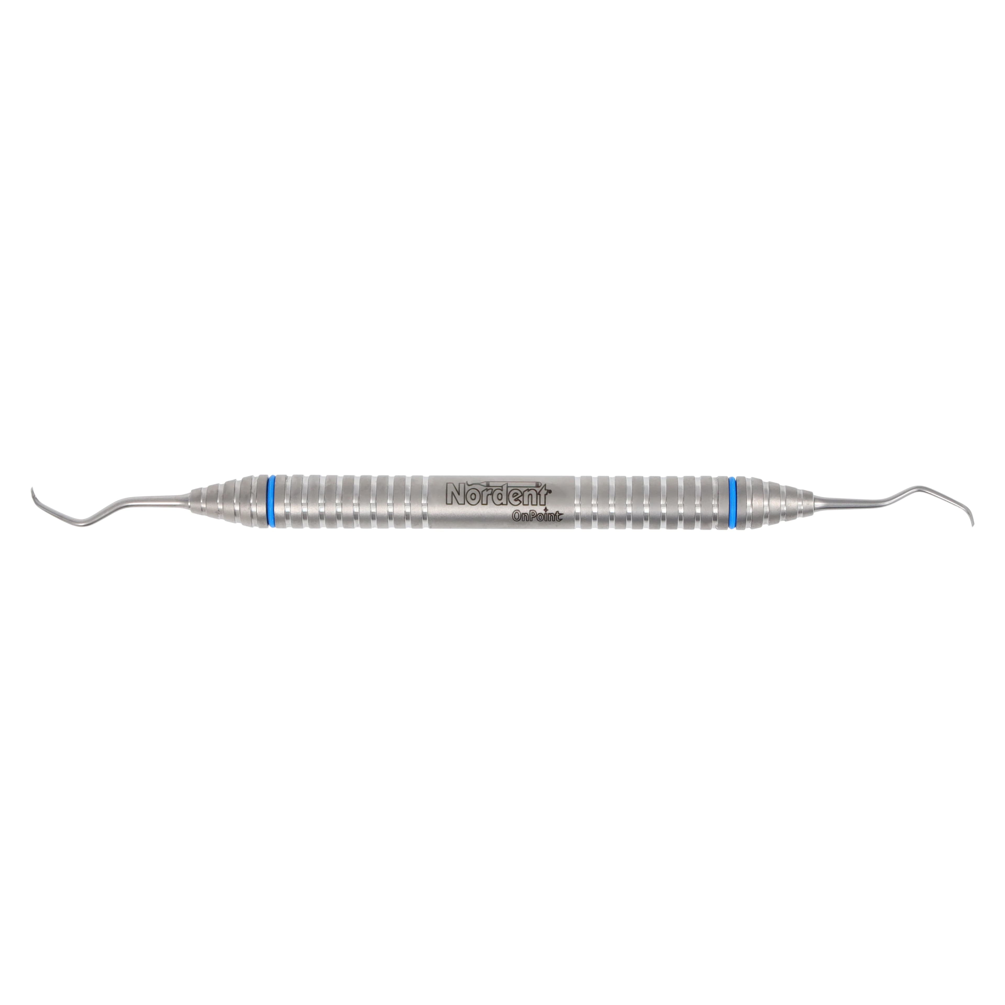 Nordent OnPoint Scaler DE Lingual, Double End, #1/#6 Handle, Anterior, Stainless Steel, Silver, Each - OnPoint Scaler DE Lingual - Image 1