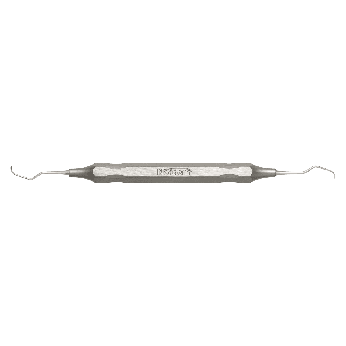 Nordent Classic Gracey Curette #3-4, Double-Ended, DuraLite Hex Handle, Stainless Steel - Classic Gracey Curettes - #3-4 - DuraLite® Hex - Image 1