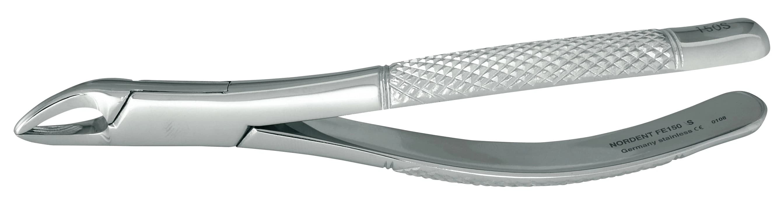Nordent Extraction Forceps #150S, Upper Universal Pedodontic Cryer, Stainless Steel - Extraction Forceps - Upper - Upper Universal Pedodontic Cryer #150 - Image 1