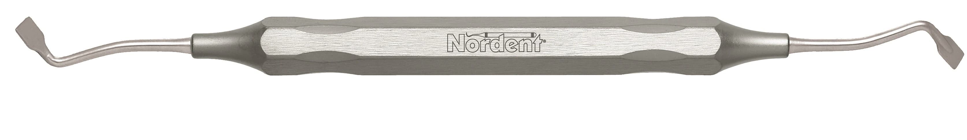 Nordent #134 Crown Remover, Double-Ended, DuraLite Hexagonal Handle, 45° Offset Blades, 1/Pk, CRN134 - Crown Removers, # 134, DuraLite Hexagonal, 1/Pk, CRN134 - Image 1