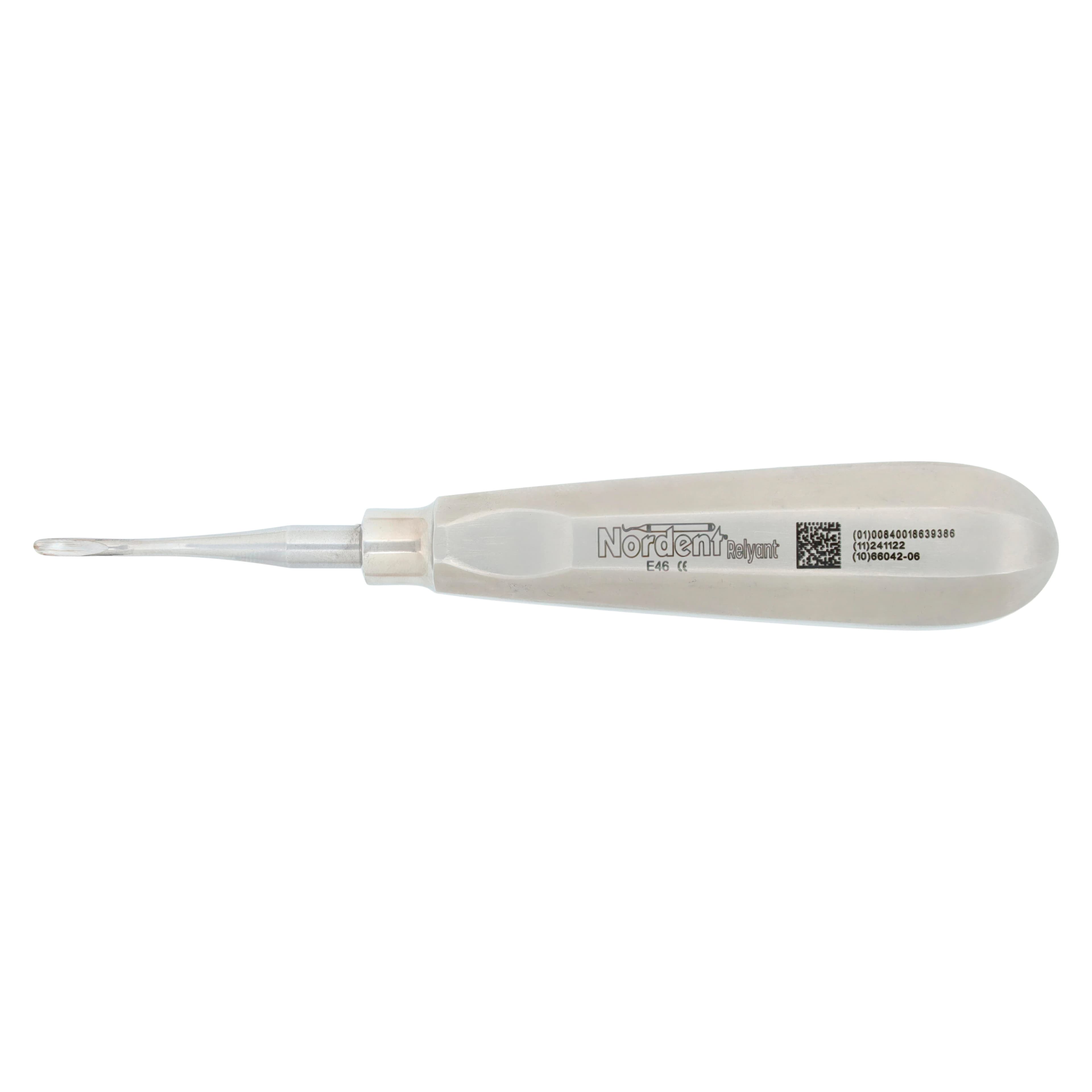 Nordent Elevator #46 Surgical Instrument, Straight Single-End, Stainless Steel, 201 - Elevators - #46 - 201 - Image 1