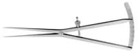 Hu-Friedy Castroviejo Caliper, Straight Tip, 40mm Long, 6.6" (18cm), CLC40L - Castroviejo Caliper, 40mm Long - Image 1