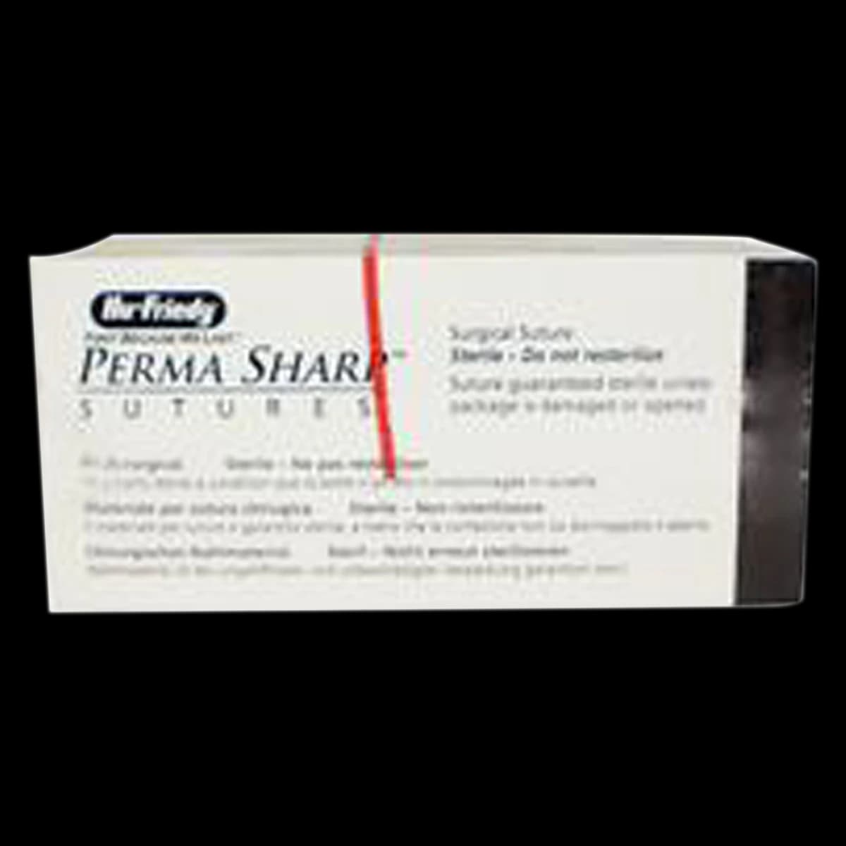 Hu-Friedy Perma Sharp PGA FA Absorbable Suture, 3-0, Undyed Braided, 18 in, C-9 Reverse Cutting 1/2 Circle 23 mm Needle, 12/Box, PSN585FA - Suture PGA FA C-9 Needle 3-0 Box of 12 - Image 1