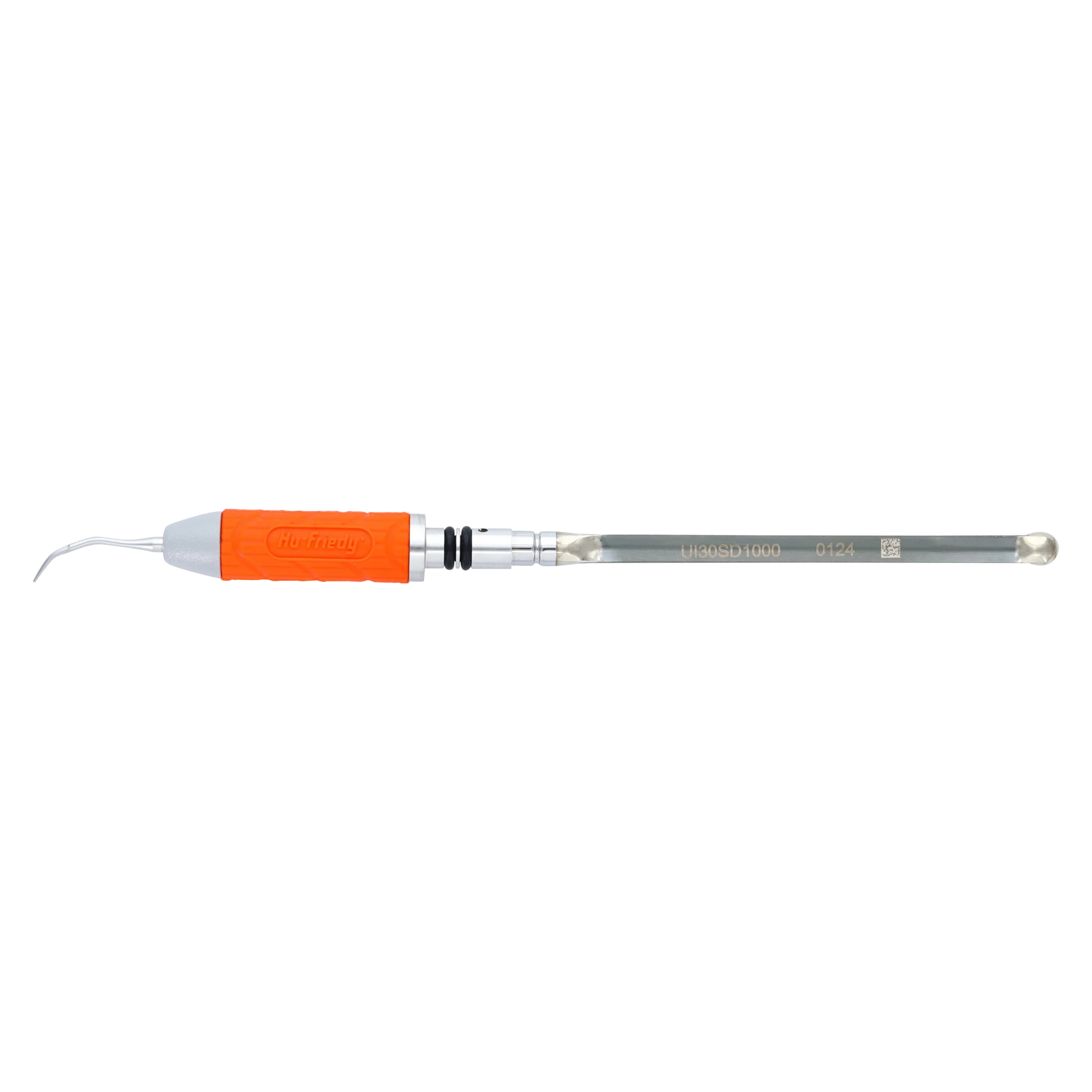 Hu-Friedy Swivel Direct Flow Ultrasonic Insert #1000 Triple Bend, 30 kHz, Orange, UI30SD1000 - SWIVEL DIRECT FLOW TRIPLE BEND, #1000, 30K - Image 1
