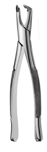 Hu-Friedy Extraction Forceps #222 Apical, Lower Molars, Stainless Steel, AF222 - Extraction Forceps - Deep Reaching Apical - AF222* - Lower Molars - Image 1
