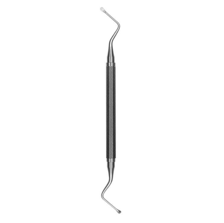 Hu-Friedy Lucas 86 Double-End Surgical Curette, #522 Hexagon Handle, CL86 - Surgical Curette, Lucas, Double-End, # 522 Hexagon Handle, # 86, 1/Pk - Image 1