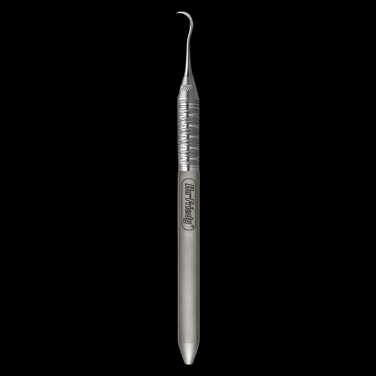 Hu-Friedy CI-1 Sickle Scaler, Single-End, #6 Satin Steel Handle, 1 Each - Scalers - CI - CI-1 Single-End - #6 Satin Steel® - Image 1