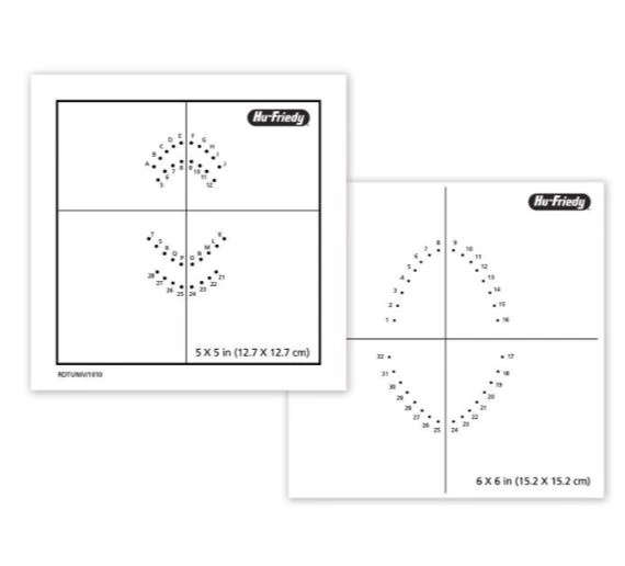 Hu-Friedy Rubber Dam Template, Universal, Double-Sided Adult/Pediatric, 830054 - Rubber Dam Template, Universal - Image 1