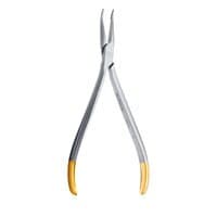 Hu-Friedy Lingual Weingart Pliers, Serrated, Curved Tip, Non-Cutting, 1 Each (678-702) - Pliers Lingual Weingart - Pliers Lingual Weingart - Image 1
