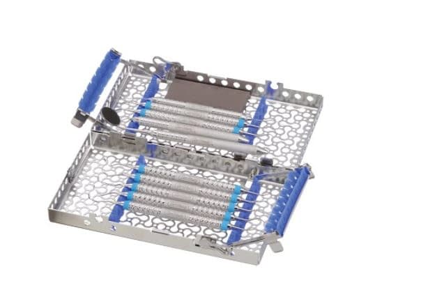 Hu-Friedy IMS Infinity Series Double-Decker 14-Instrument Cassette, Lavender, 8" x 1.5" x 4.5", IMN9146 - IMS® Infinity Series™ Cassettes – 14-Instrument Double-Decker Cassette, 8" x 1.5" x 4.5" - Lavender - Image 1