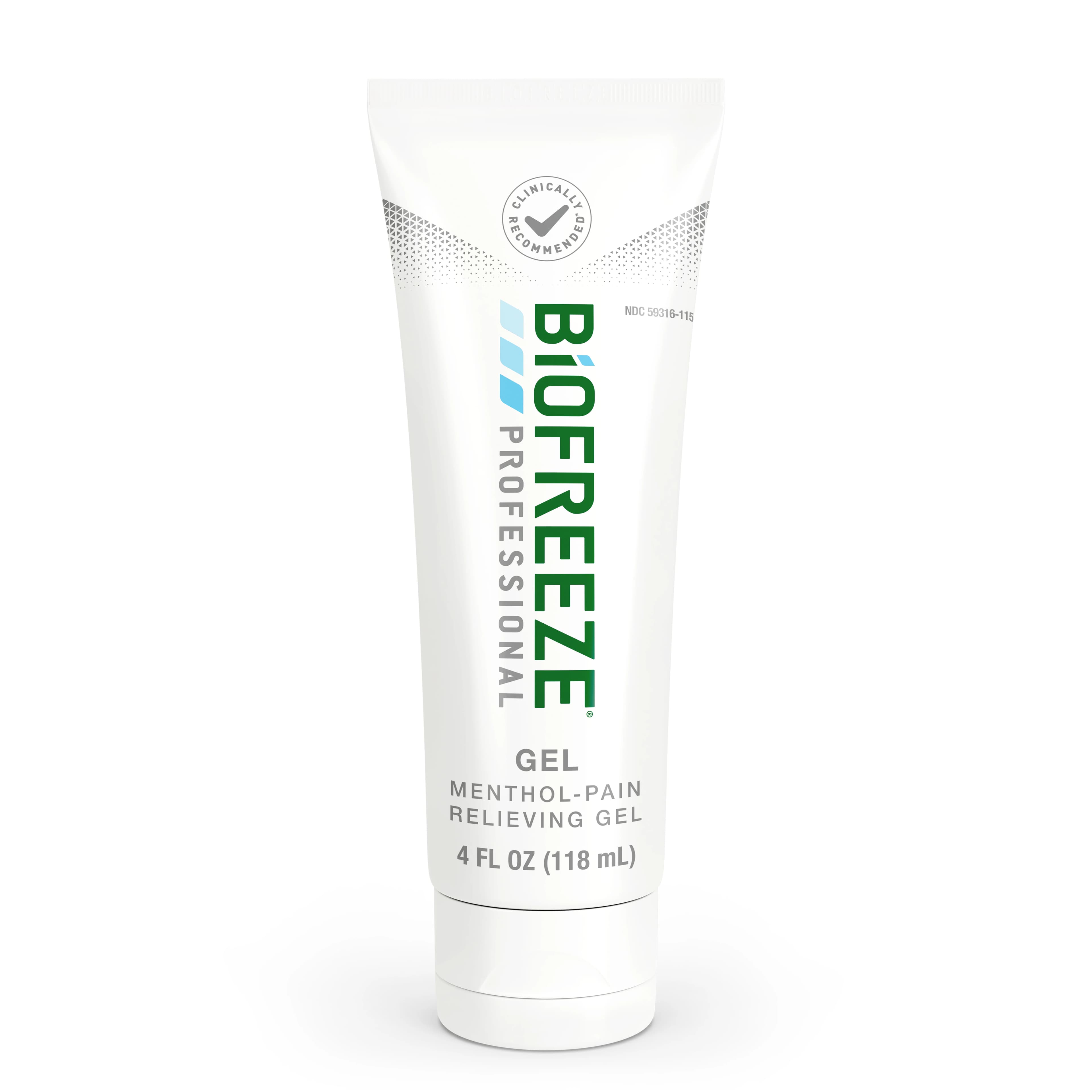 Biofreeze Green Gel Topical Pain Relief, 4 oz Tube - Biofreeze Gel Tube Green - Image 1