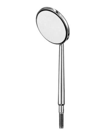Hu-Friedy #5 HD Double-Sided Mirror, Simple Stem, 1/Each, 721433 - Mirror #5 HD Simple-Stem DS 1/Each - Image 1