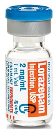 Ativan Injection Vial, 2mg/mL, 1mL, 25/Package - Ativan Injection Vial - Image 1