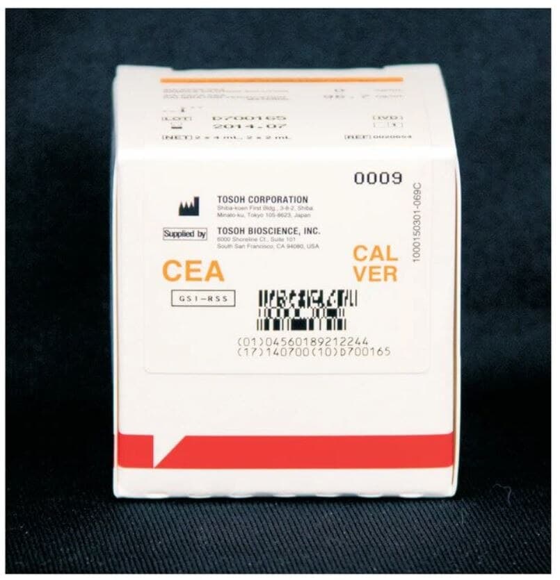 AIA-Pack CEA Linearity Kit, Carcinoembryonic Antigen, 2x4mL/2x2mL Set, Box - AIA-Pack CEA Linearity - Image 1