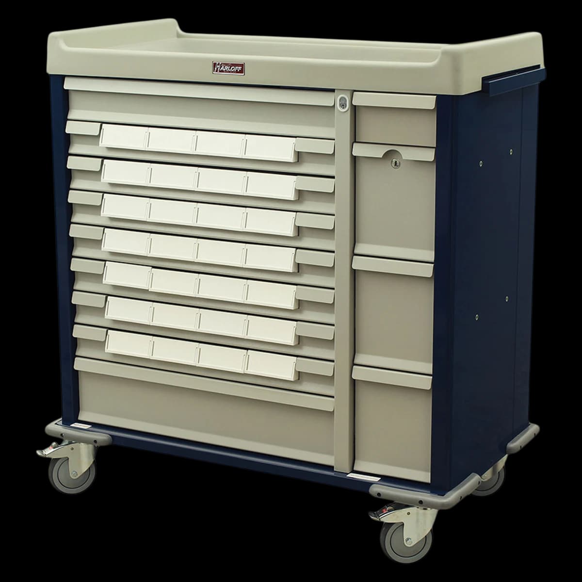 Harloff Standard Medication Cart - Cart Standard Medication - Image 1