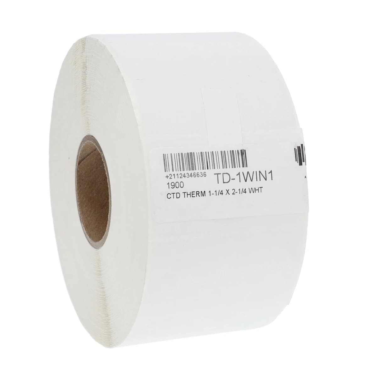 Precision Dynamics Patient/Thermo Label, White, 1.25" x 2.25", 1900/Roll - Label Patient Thermo White - Image 1