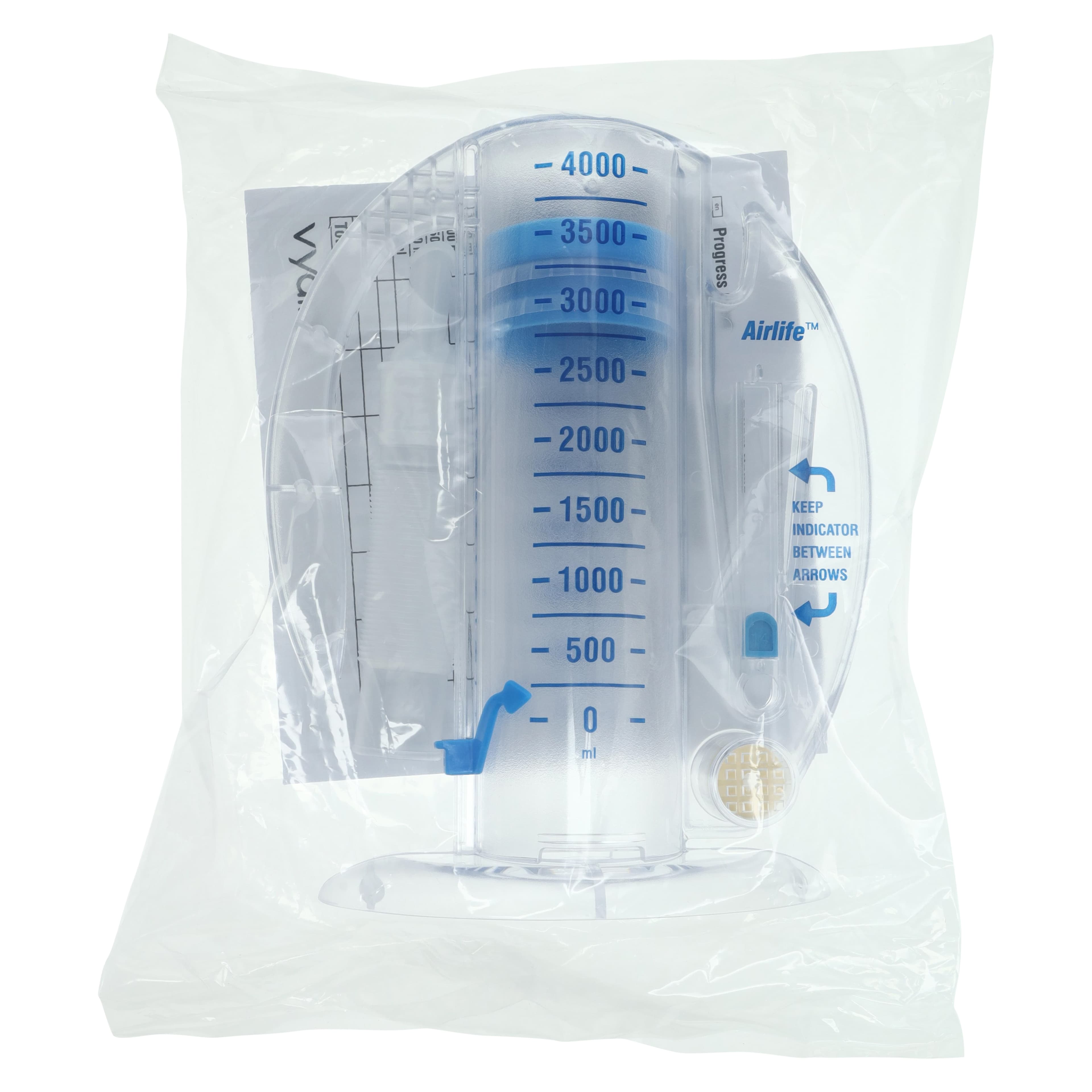 AirLife Volumetric Spirometer, 4000 mL, 12/Case - Airlife Spirometer 4000mL - Image 1