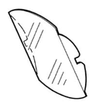 DCI International Replacement Lens Splash Shield for Pelton & Crane LF/LF1 Dental Light, #8600, 1/Pk - Pelton & Crane Light Shield, LF1, 1/Pk, 8600 - Image 1