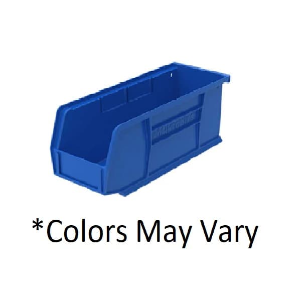 Akro-Mils AkroBins Storage Bin, Blue Polymer with Label Holder, 14-3/4 x 5-1/2 x 5" - Bin Shelf 133/8x51/2x5D - Image 1