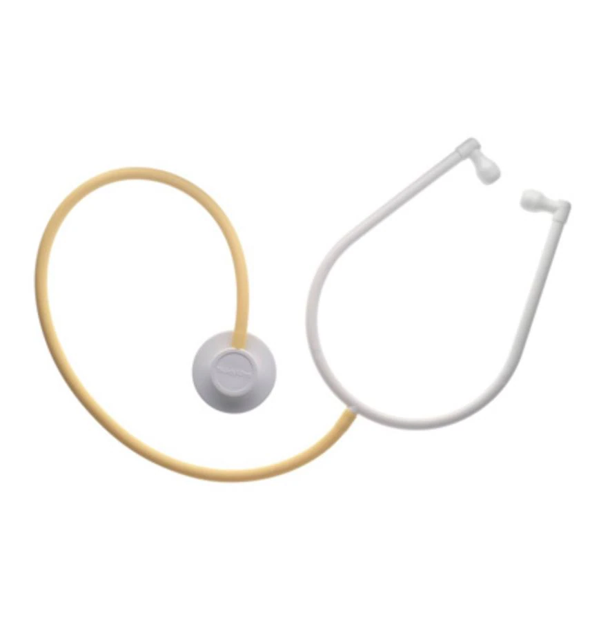 Welch Allyn Uniscope Disposable Stethoscope, Single Patient Use, Adult, Yellow, Single Lumen, Each - Stethoscope Uniscope Yellow - Image 1