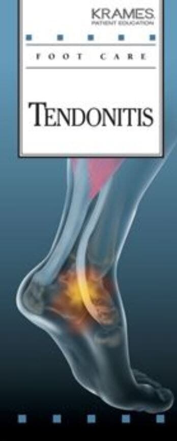 Krames Communications Tendonitis Educational Brochure, 50/Package - Brochure Tendonitis - Image 1