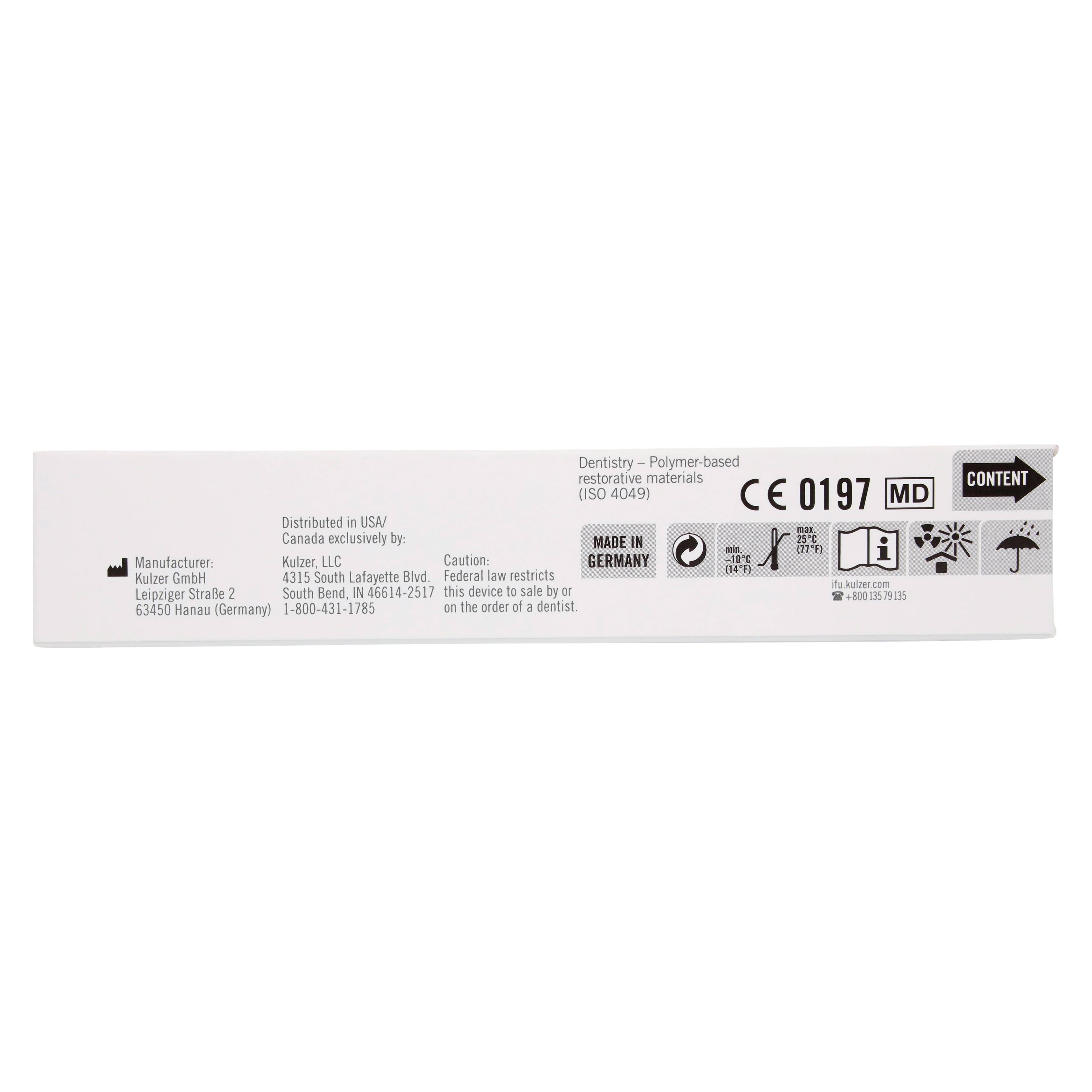Charisma Hybrid Composite, Light-Cure, Syringe Refill, Universal Viscosity, 4 g, A2, 1/Pk, 66000086 - Charisma Hybrid Composite, Light-Cure, Syringe Refill, Universal Viscosity, 4 g, A2, 1/Pk, 66000086 - Image 1