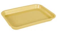 Zirc Mini Flat Setup Tray, Beige, F-Size, 9-3/8" x 6-3/8" x 7/8", 20Z101G - Beige Mini Tray - Image 1