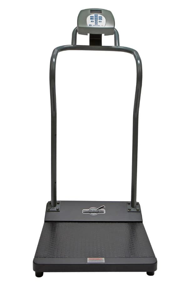 Pelstar Health o meter Digital Platform Scale, 1000 lb Capacity, Antimicrobial, 1-1/2" TFT-LCD Screen - Scale Antimicrobial Platform - Image 1