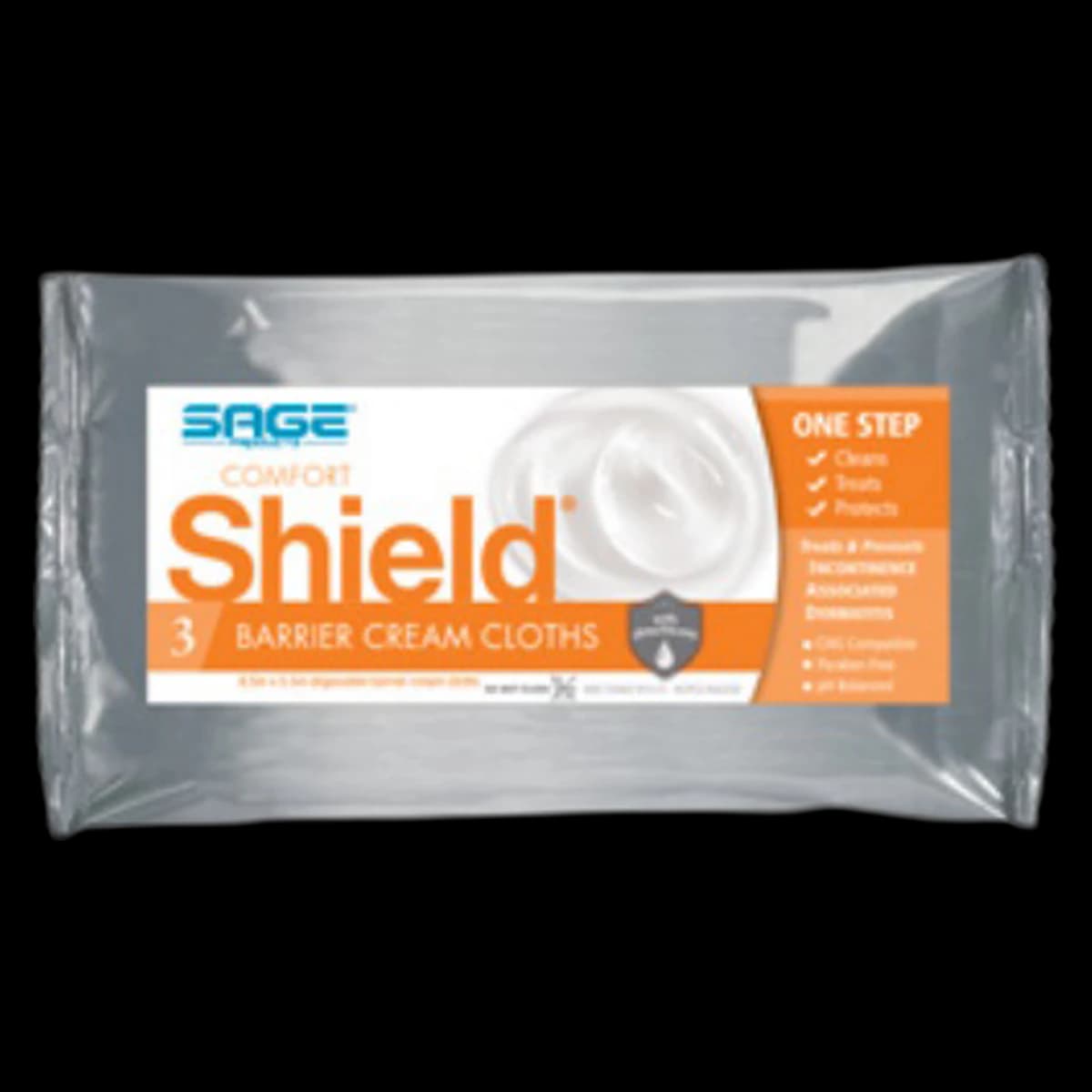 Comfort Shield Barrier Cream Washcloths, Medium, 100/Case - Comfort Shield Perineal Cloths - Image 1