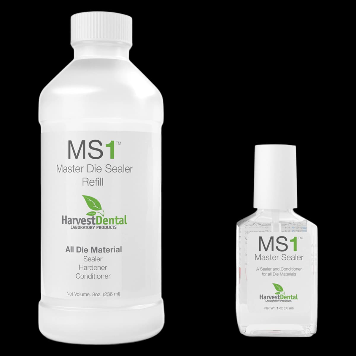 Harvest MS1™ Master Die Hardener/Sealer, 8 oz with 1 oz Empty Bottle/Brush, 7176 - Harvest MS1™ Master Die Hardener/Sealer 8oz with 1oz Empty Bottle/Brush - Image 1