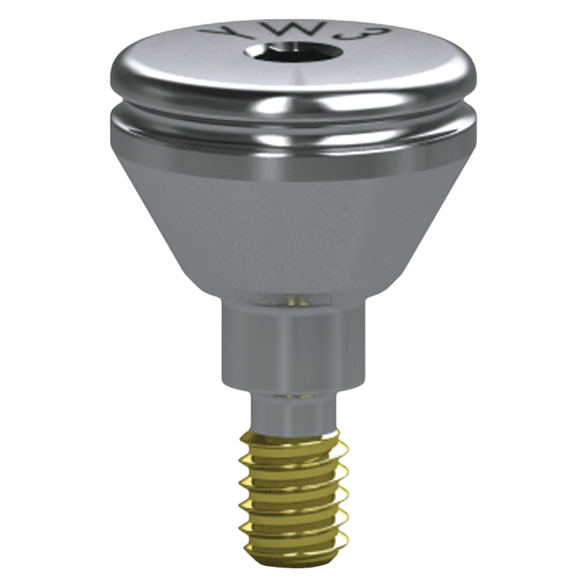 BioHorizons Internal 3.5mm Wide Healing Abutment, 3mm Height - Int 3.5 Wide Healing 3mm Heigh - Image 1