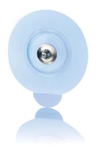 Conmed Cleartrace Electrocardio Electrode, Adult, 1.75", Tape/Solid Gel, Clear, Snap, 30/Pk - Cleartrace Electrode - Image 1