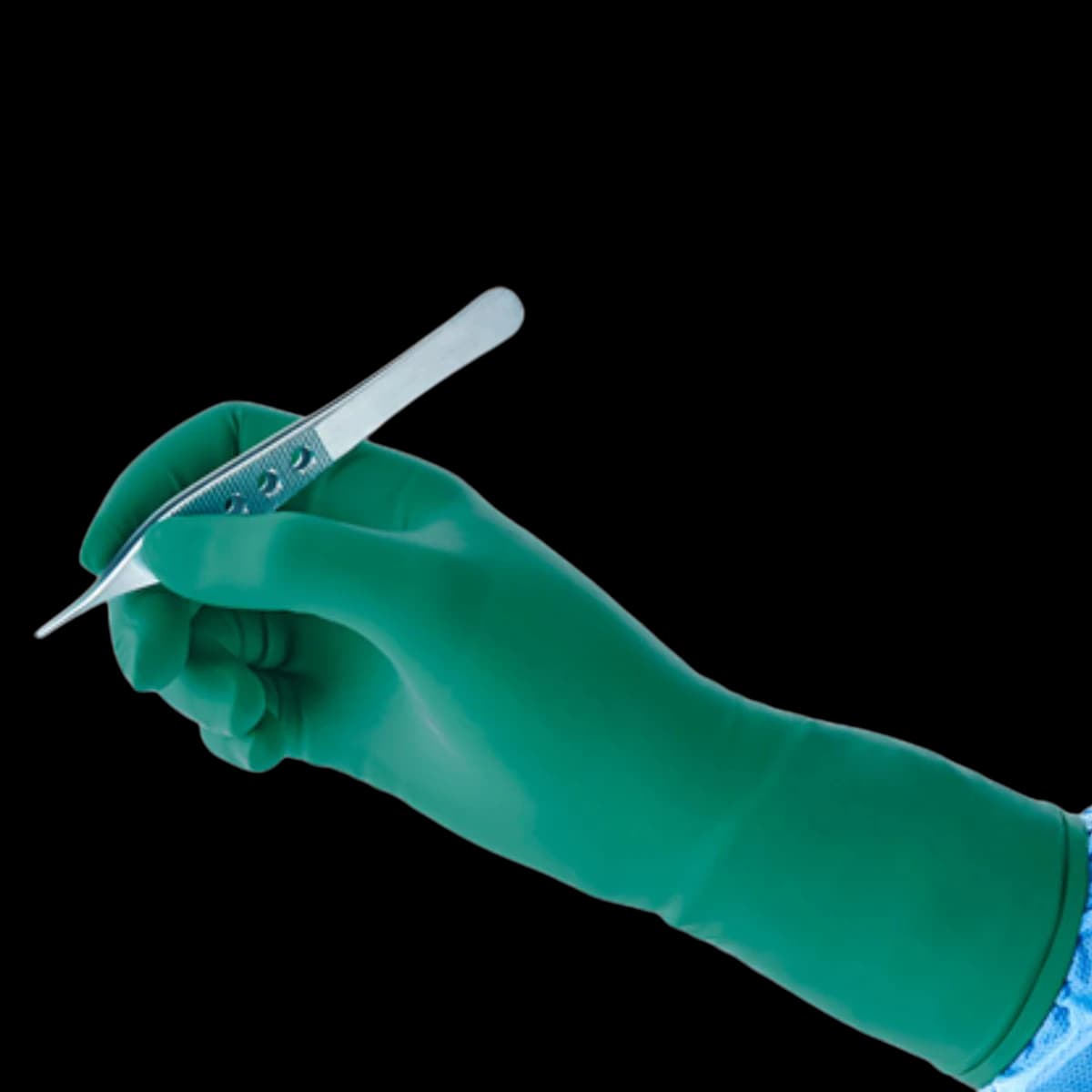 GAMMEX Non-Latex Neoprene Surgical Gloves, Powder-Free, Sterile, Size 6.5, Dark Green, 50 Pairs/Box, 8513 - GAMMEX® Nonlatex Surgical Gloves – Latex Free, Powder Free, Dark Green, 50/Pkg - Size 6.5 - Image 1