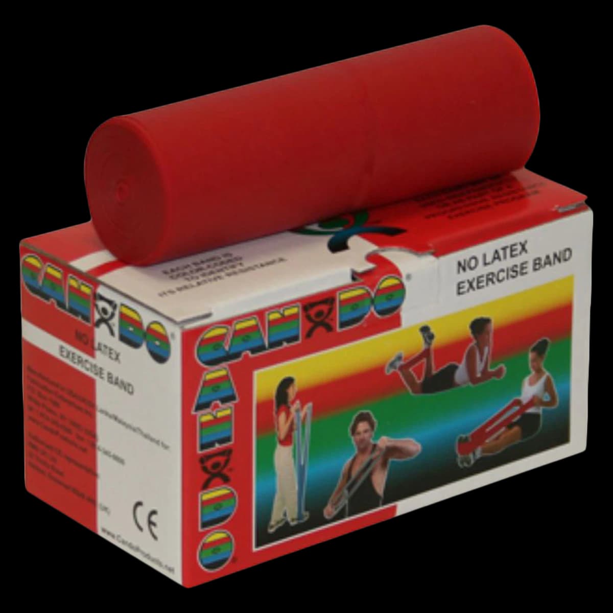 CanDo Exercise Band, Red, Light Resistance, 6 yd Roll - Can-Do Band Red L/F - Image 1