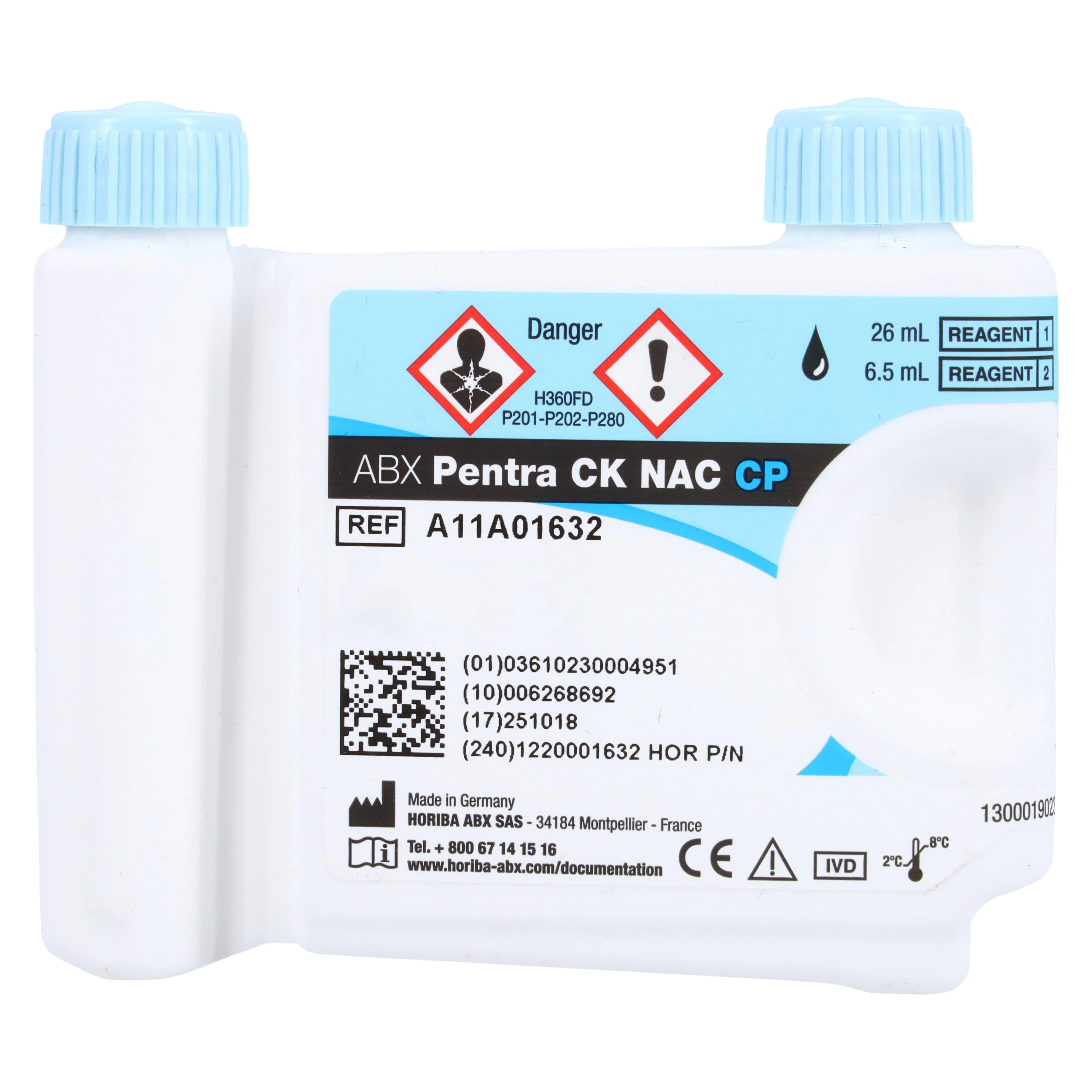 Horiba Medical CK NAC CP Reagent, Pentra C400/C200, 125 Count Bottle, 01KT0J07D5NNVNKZ05H7KP2FR3 - CK NAC CP - Image 1