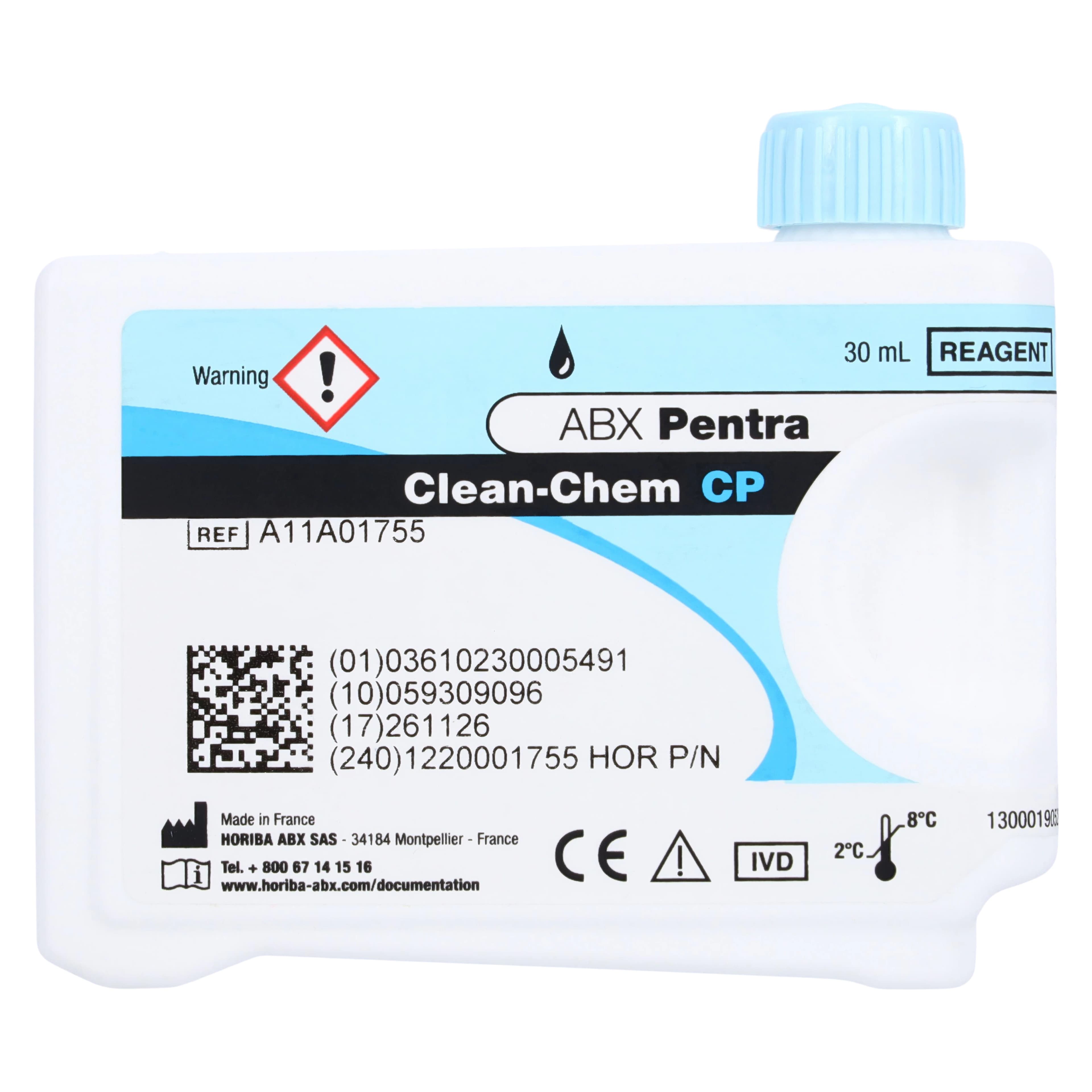 Horiba Medical Clean-Chem CP Cleaning Solution for Pentra C400/C200, 30 mL Each - Clean-Chem CP - Image 1