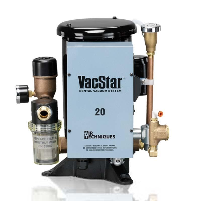 Air Techniques VacStar 20 Wet Vacuum System, Up to 2 Users, 120/220V - VacStar 20 Wet Vacuum Up to 2 Users 120/220V - Image 1