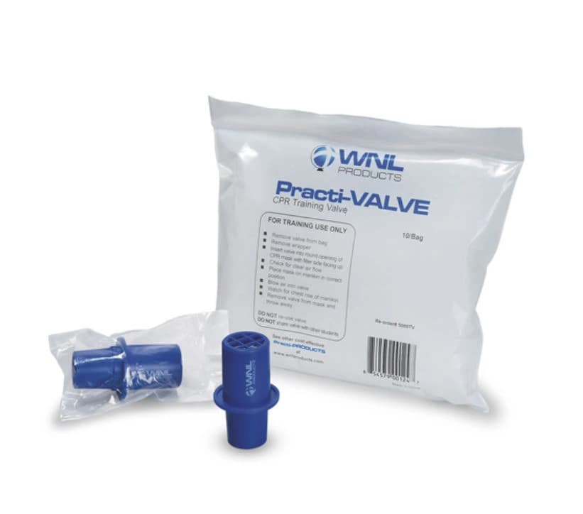 Nasco Healthcare CPR Training Valve, 10/Package - CPR Training Valve - Image 1