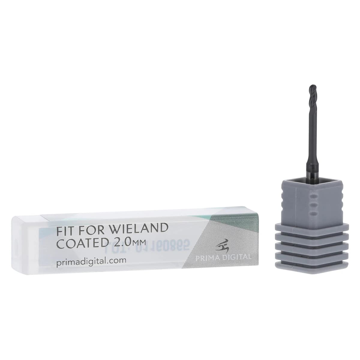 Prima Dental Wieland 2mm Coated Diamond Milling Bur - Wieland 2mm Coated - Image 1