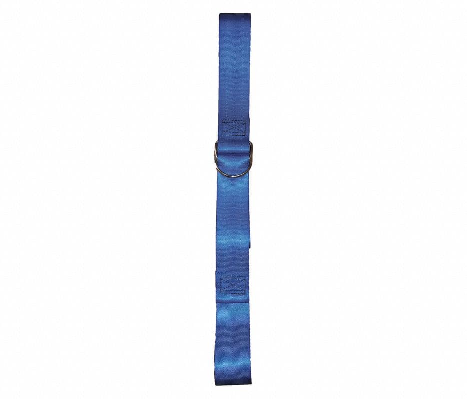 Nylon D-Ring Strap, 5 ft, Blue, 1 Each - Nylon DDRING 5' 1 pc BL - Image 1