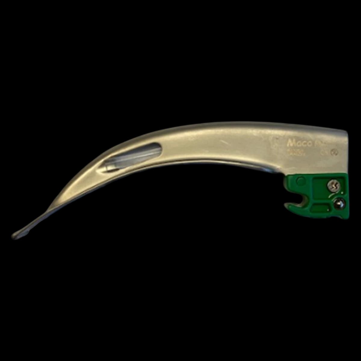 Maco Intl Disposable Laryngoscope Blade, Macintosh #3, Fiber Optic - Disposable Laryn Blade FO - Image 1