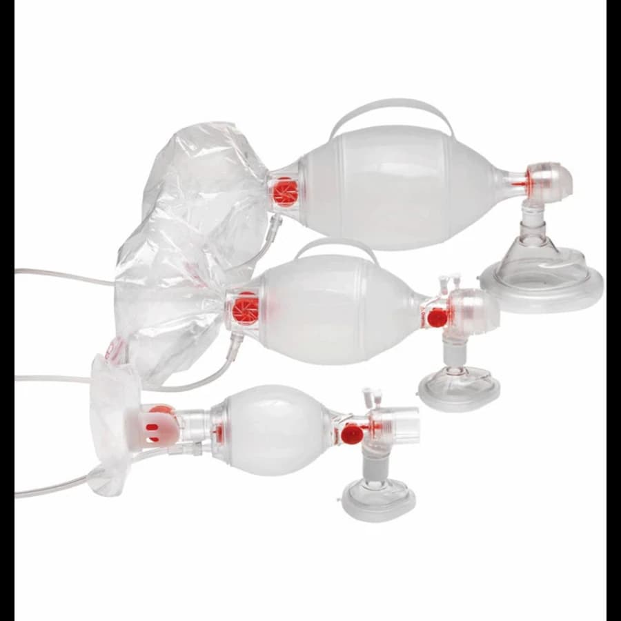 Ambu Pediatric Bag Valve Mask (BVM) Resuscitator with Toddler Mask, Disposable, 12/Case - Pedi BVM w/Toddler Mask Disp - Image 1