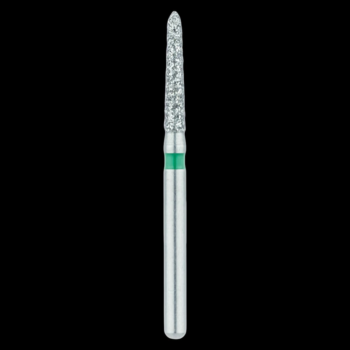 Meisinger Multi-Use Diamond Bur, FG, Modified Torpedo, #878G, 1.6 mm, Coarse (Green), 5/Pk, 878G-016-FG - Meisinger Multi-Use Diamond Burs, FG, Modified Torpedo, # 878G, 1.6 mm, Coarse, Green, 5/Pk, 878G-016-FG - Image 1
