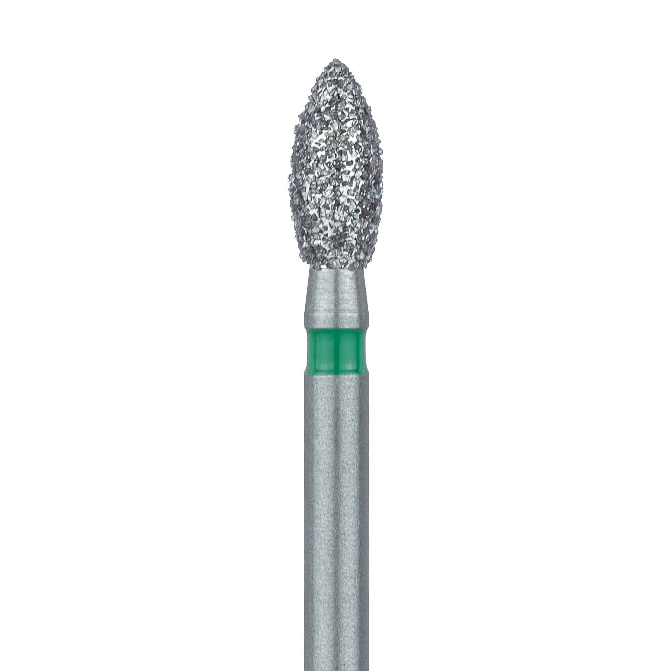 Meisinger Multi-Use Diamond Bur, FG, Pointed Football, #830G, 2.3 mm, Coarse, Green, 5/Pk, 830G-023-FG - Meisinger Multi-Use Diamond Burs, FG, Pointed Football, # 830G, 2.3 mm, Coarse, Green, 5/Pk, 830G-023-FG - Image 1