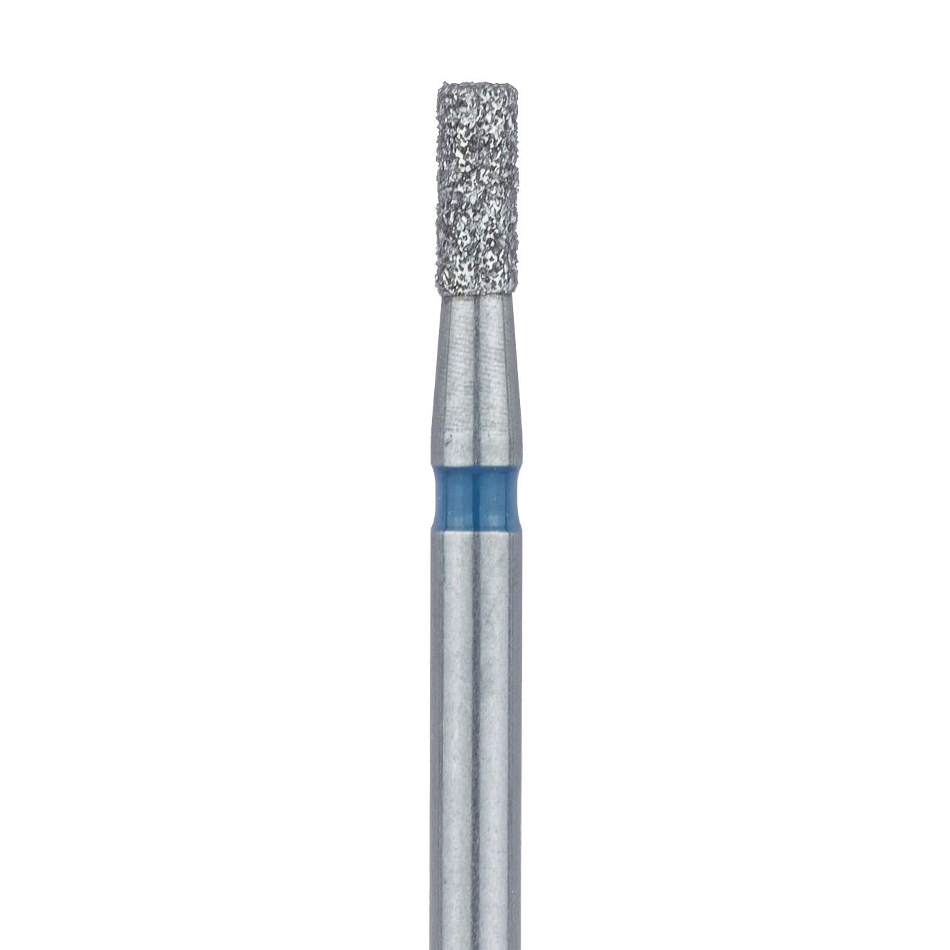 Meisinger 835-014-FG Medium Flat End Cylinder Diamond Bur, Friction Grip, 1.4 mm, Blue, 5/Pk - Meisinger Diamonds 835-014-FG Medium 5/Pk - Image 1