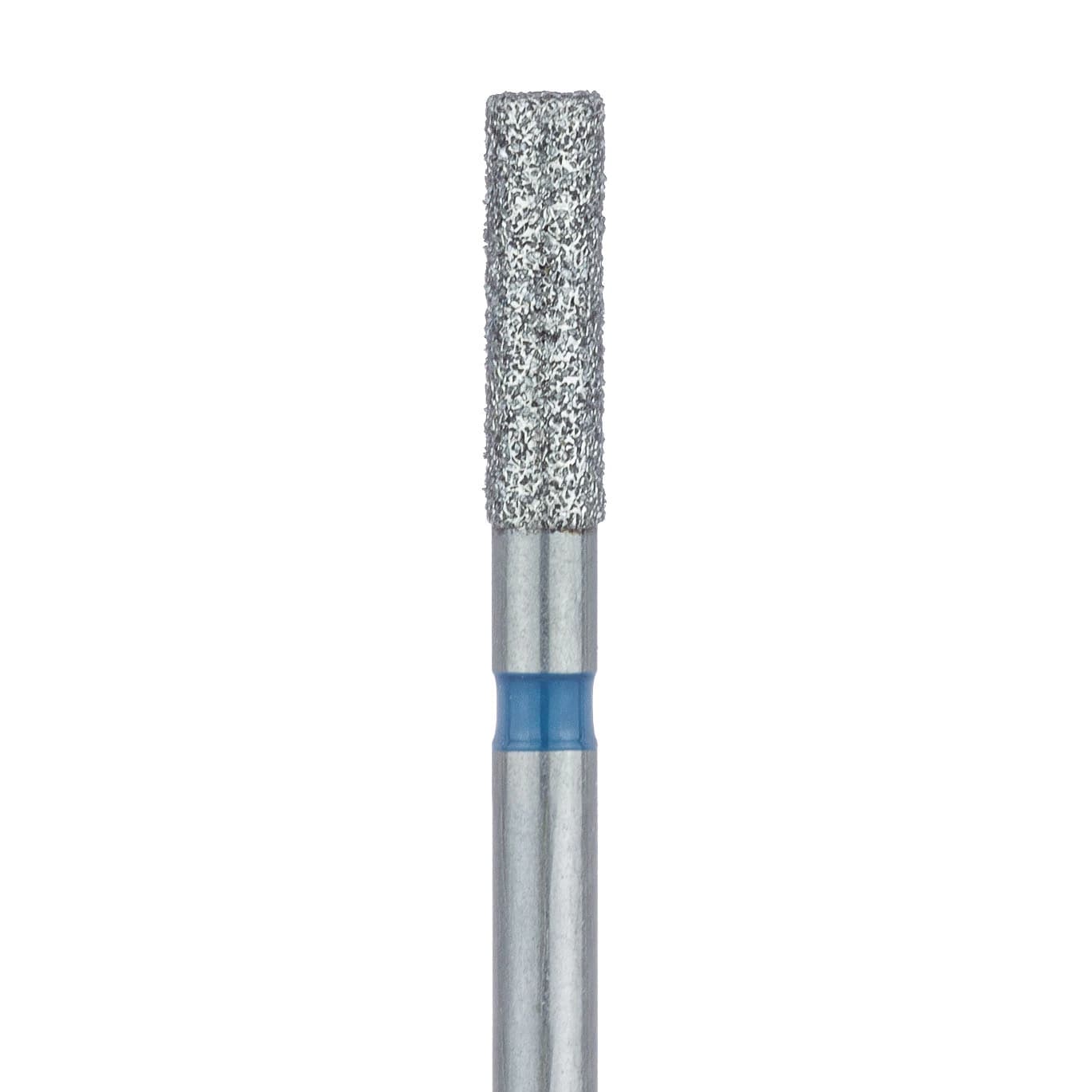 Meisinger 837-018-FG Medium Diamond Bur, Long Cylinder, Friction Grip, 1.8 mm Diameter, 6 mm Working Length, 5/Pack - Meisinger Diamonds 837-018-FG Medium 5/Pk - Image 1