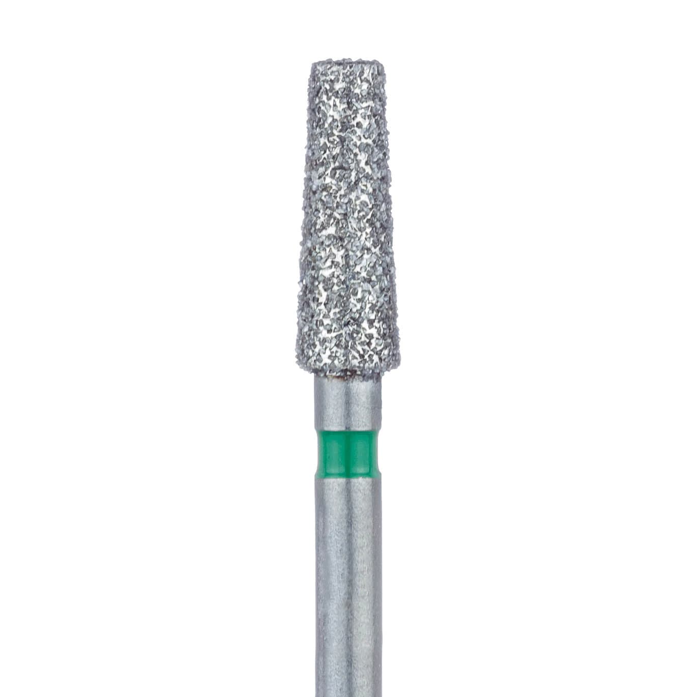 Meisinger Multi-Use Diamond Bur, FG, Tapered Flat End, #846G, 2.5 mm, Coarse, Green, 5/Pk, 846G-025-FG - Meisinger Multi-Use Diamond Burs, FG, Tapered Flat End, # 846G, 2.5 mm, Coarse, Green, 5/Pk, 846G-025-FG - Image 1