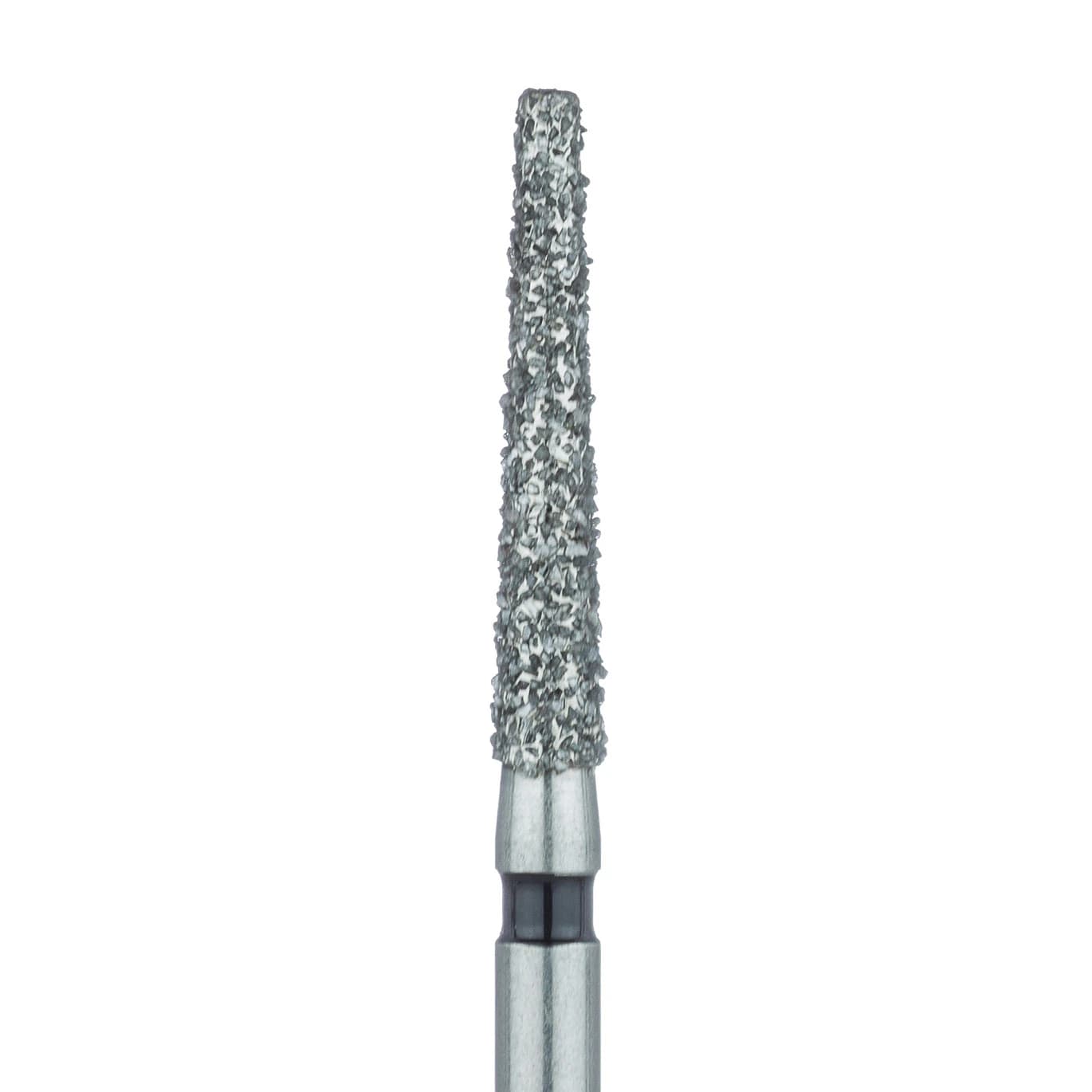 Meisinger Multi-Use Diamond Bur, Friction Grip, Flat End Taper, 848H, 1.8 mm, Super Coarse, Black, 5/Pk, 848H-018-FG - Multi-Use Diamond Bur, Friction Grip, Round-Edge Taper, 848H, 1.8 mm, Super Coarse, Black, 5/Pk, 848H-018-FG - Image 1